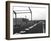 Road Construction Work, Doncaster, South Yorkshire, November 1955-Michael Walters-Framed Photographic Print