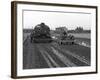 Road Construction Work, Doncaster, South Yorkshire, November 1955-Michael Walters-Framed Photographic Print