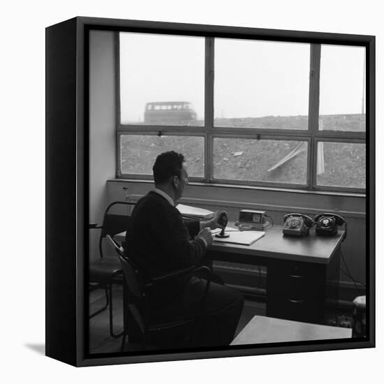 Road Control Room, Park Gate Iron and Steel Co, Rotherham, South Yorkshire, 1964-Michael Walters-Framed Stretched Canvas