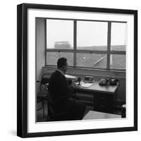 Road Control Room, Park Gate Iron and Steel Co, Rotherham, South Yorkshire, 1964-Michael Walters-Framed Premium Photographic Print