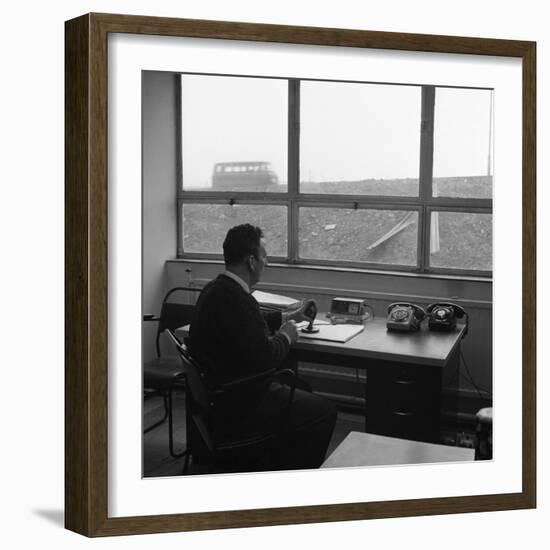 Road Control Room, Park Gate Iron and Steel Co, Rotherham, South Yorkshire, 1964-Michael Walters-Framed Photographic Print