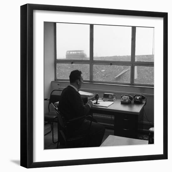 Road Control Room, Park Gate Iron and Steel Co, Rotherham, South Yorkshire, 1964-Michael Walters-Framed Photographic Print