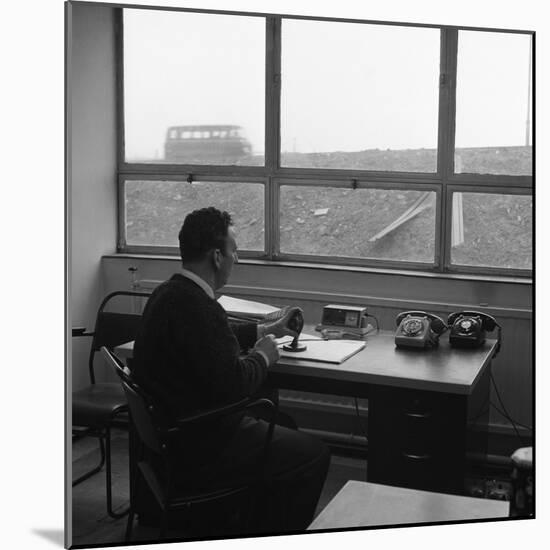 Road Control Room, Park Gate Iron and Steel Co, Rotherham, South Yorkshire, 1964-Michael Walters-Mounted Photographic Print