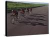 Road Cycling Team in Action-null-Stretched Canvas