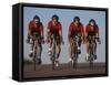 Road Cycling Team in Action-null-Framed Stretched Canvas