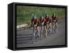 Road Cycling Team in Action-null-Framed Stretched Canvas