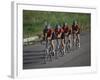 Road Cycling Team in Action-null-Framed Photographic Print