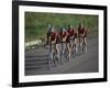 Road Cycling Team in Action-null-Framed Photographic Print