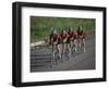 Road Cycling Team in Action-null-Framed Photographic Print