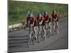 Road Cycling Team in Action-null-Mounted Photographic Print