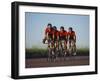 Road Cycling Team in Action-null-Framed Photographic Print