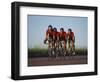 Road Cycling Team in Action-null-Framed Photographic Print