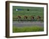 Road Cycling Team in Action-null-Framed Photographic Print