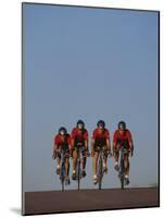 Road Cycling Team in Action-null-Mounted Photographic Print