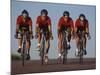 Road Cycling Team in Action-null-Mounted Photographic Print