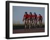 Road Cycling Team in Action-null-Framed Photographic Print