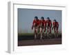 Road Cycling Team in Action-null-Framed Photographic Print