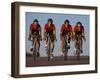 Road Cycling Team in Action-null-Framed Photographic Print