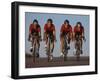 Road Cycling Team in Action-null-Framed Photographic Print