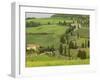 Road from Pienza to Montepulciano, Monticchiello, Val D'Orcia, Siena Province, Tuscany, Italy-Pitamitz Sergio-Framed Photographic Print