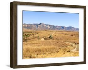 Road Going Through the Isalo National Park, Madagascar, Africa-null-Framed Photographic Print