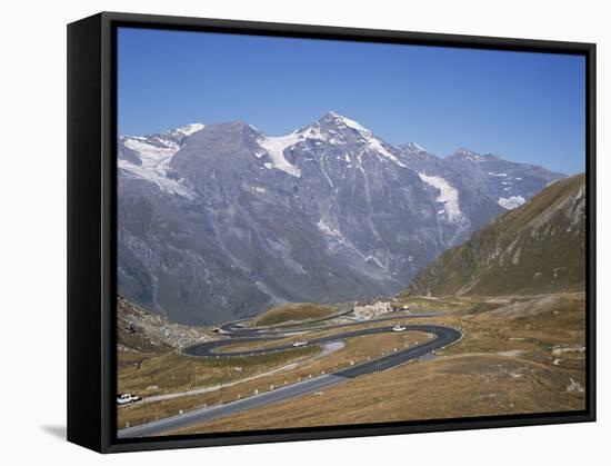 Road, Grossglockner-Hochalpen, Austria-Hans Peter Merten-Framed Stretched Canvas