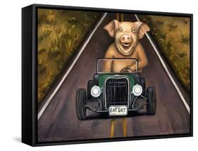 Road Hog-Leah Saulnier-Framed Stretched Canvas