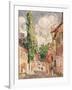 Road in a Village-Alfred Sisley-Framed Giclee Print