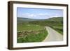 Road in Farndale, North York Moors, North Yorkshire-Peter Thompson-Framed Photographic Print