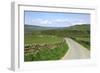 Road in Farndale, North York Moors, North Yorkshire-Peter Thompson-Framed Photographic Print