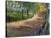 Road in Godramstein, 1909-Max Slevogt-Stretched Canvas