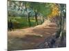 Road in Godramstein, 1909-Max Slevogt-Mounted Giclee Print