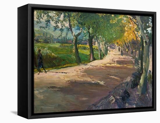 Road in Godramstein, 1909-Max Slevogt-Framed Stretched Canvas