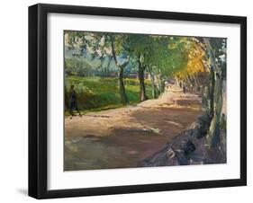 Road in Godramstein, 1909-Max Slevogt-Framed Giclee Print