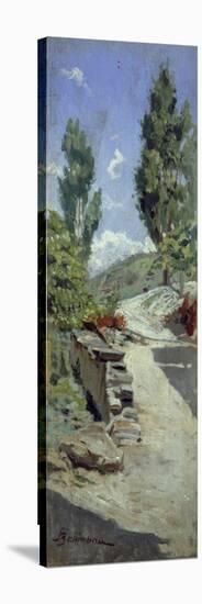 Road in Hills-Adolfo Belimbau-Stretched Canvas