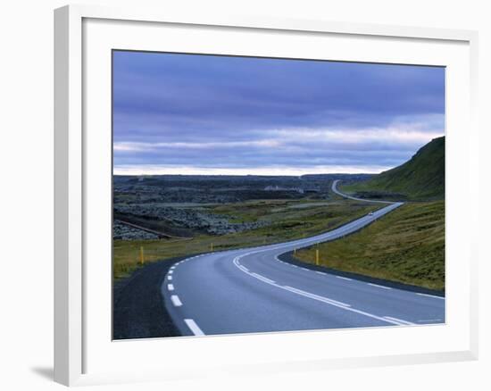 Road in Iceland-Jon Arnold-Framed Photographic Print