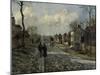 Road in Louveciennes, c.1872-Camille Pissarro-Mounted Giclee Print