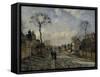 Road in Louveciennes, c.1872-Camille Pissarro-Framed Stretched Canvas