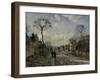 Road in Louveciennes, c.1872-Camille Pissarro-Framed Giclee Print