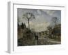 Road in Louveciennes, c.1872-Camille Pissarro-Framed Giclee Print