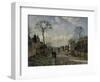 Road in Louveciennes, c.1872-Camille Pissarro-Framed Giclee Print