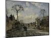 Road in Louveciennes, c.1872-Camille Pissarro-Mounted Giclee Print