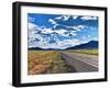 Road in New Mexico with Sky-evren_photos-Framed Photographic Print