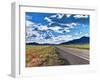 Road in New Mexico with Sky-evren_photos-Framed Photographic Print