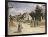 Road in Pontoise, 1879-Camille Pissarro-Framed Giclee Print