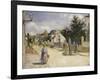 Road in Pontoise, 1879-Camille Pissarro-Framed Giclee Print