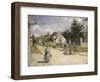 Road in Pontoise, 1879-Camille Pissarro-Framed Premium Giclee Print