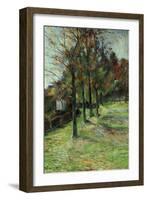 Road in Rouen, II, 1885-Paul Gauguin-Framed Giclee Print