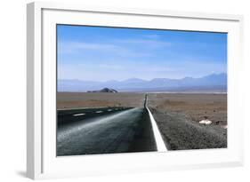 Road in the Atacama Desert, Chile and Bolivia-Françoise Gaujour-Framed Photographic Print