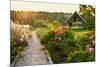 Road in the Beautiful Garden-scorpp-Mounted Photographic Print